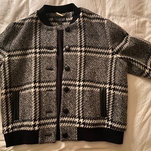 Rachel Zoe Cate Plaid Bomber Jacket
